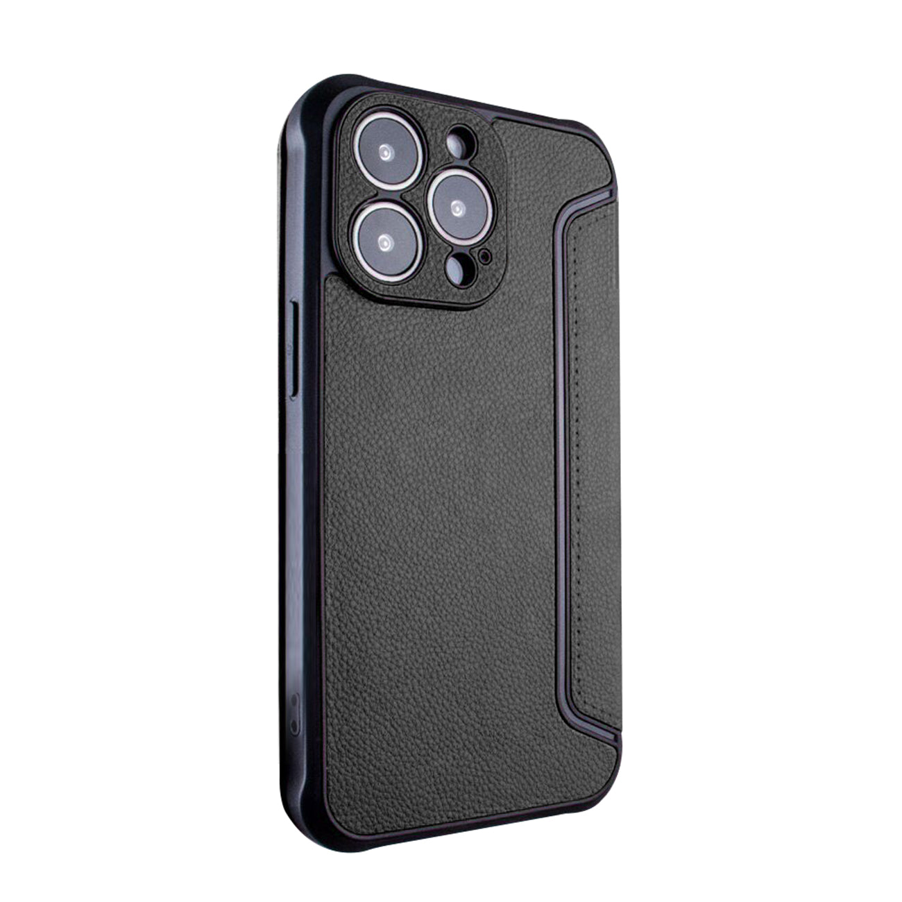 Magnetic wallet Leather phone case For Apple iPhone 14 In Black (FC36-IPH14BK)